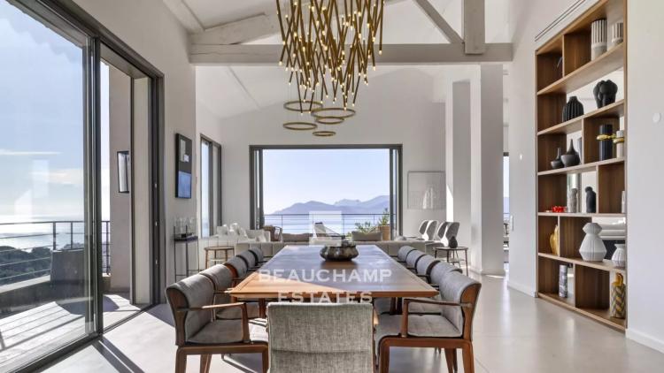 villa contemporaine 5 chambres avec vue mer panoramique - Cannes