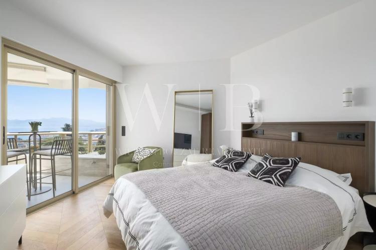Cannes, la Californie -  Spendide 4 P + 2  P d'invités - Vue mer panoramique - Prestigieuse résidence avec piscine