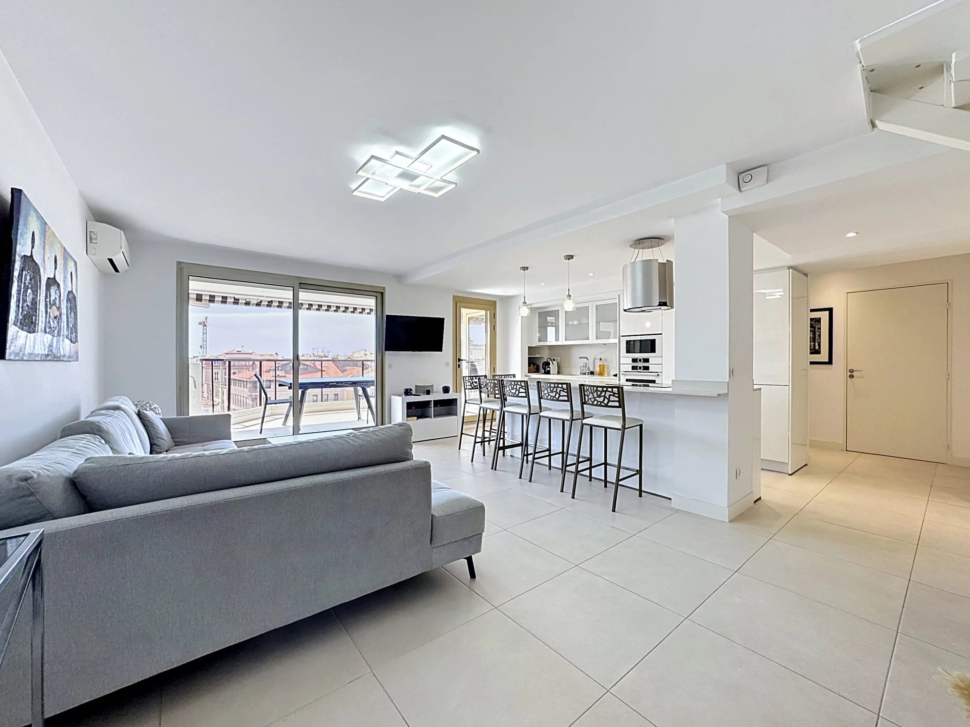 EXCLUSIVITÉ DUPLEX DERNIER ÉTAGE CANNES 4P TERRASSE