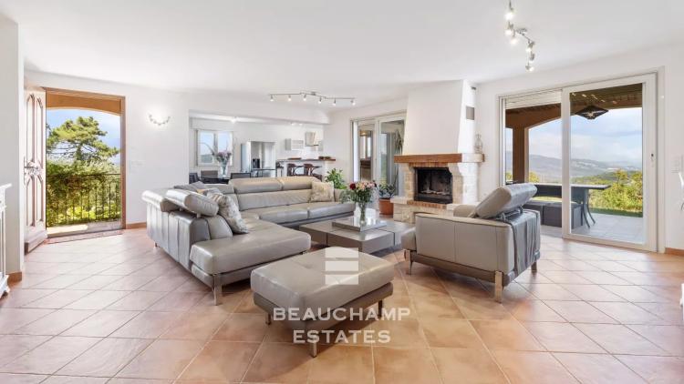 Villa provençale 3 chambres avec vue mer panoramique - Fréjus