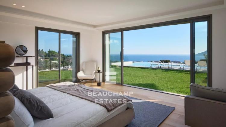 villa contemporaine 5 chambres avec vue mer panoramique - Cannes