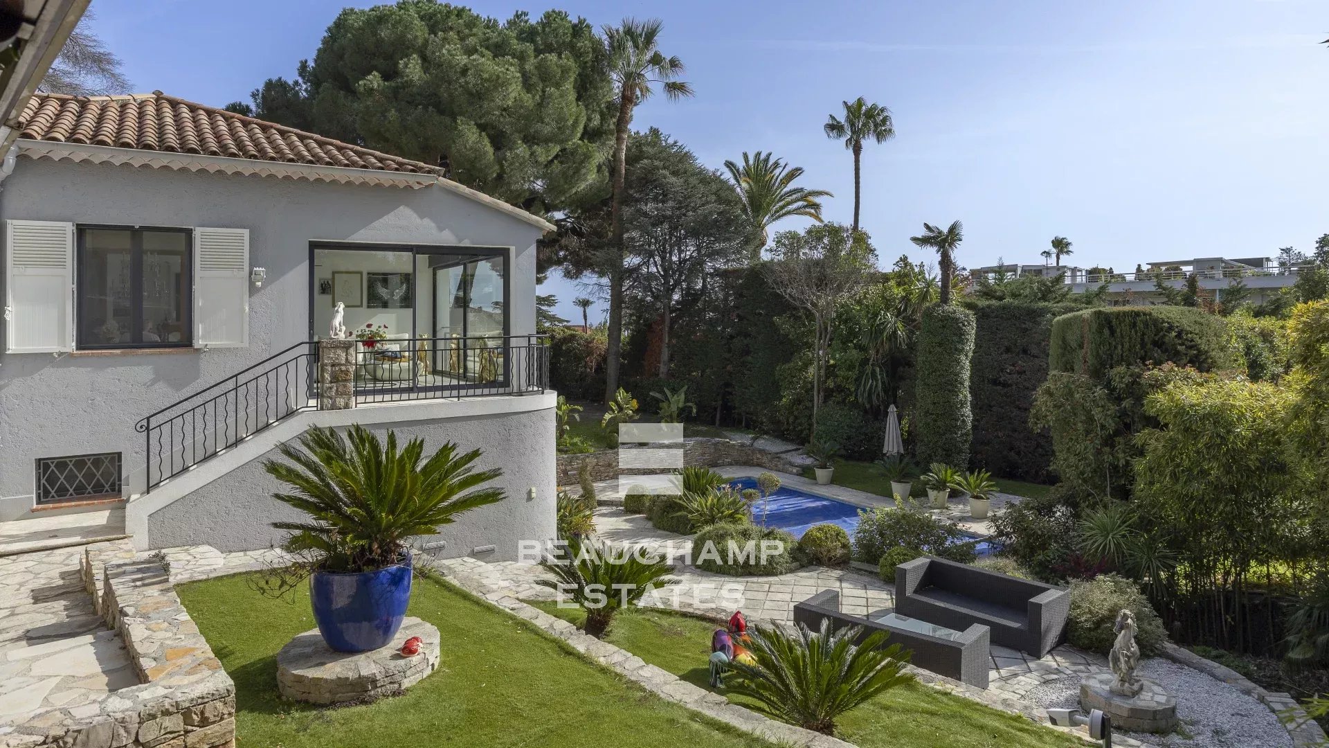 Villa moderne 5 chambres vue mer  - Cannes Basse Californie
