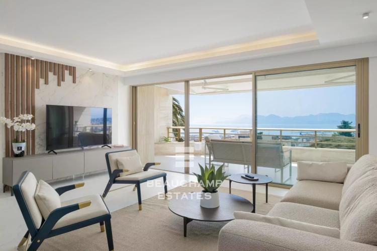 Appartement 3 chambres avec vue mer panoramique – Cannes Californie