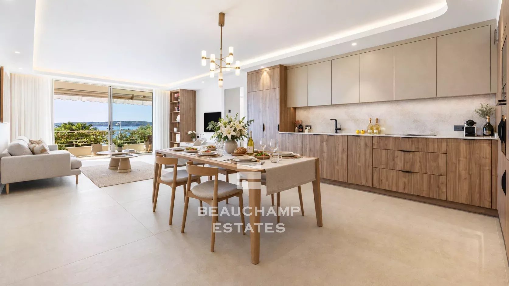 Appartement 3 chambres avec vue mer - Cannes  Palm Beach