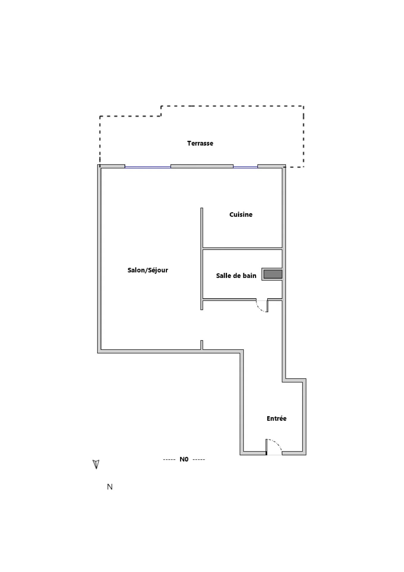 STUDIO DERNIER ETAGE VUE DEGAGEE - LE CANNET MOULIERES