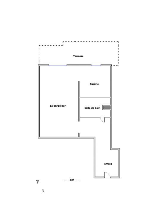 STUDIO DERNIER ETAGE VUE DEGAGEE - LE CANNET MOULIERES