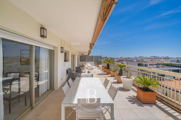 CANNES - BANANE - DERNIER ÉTAGE - 4 PIÈCES - TERRASSE 137m²- PARKING