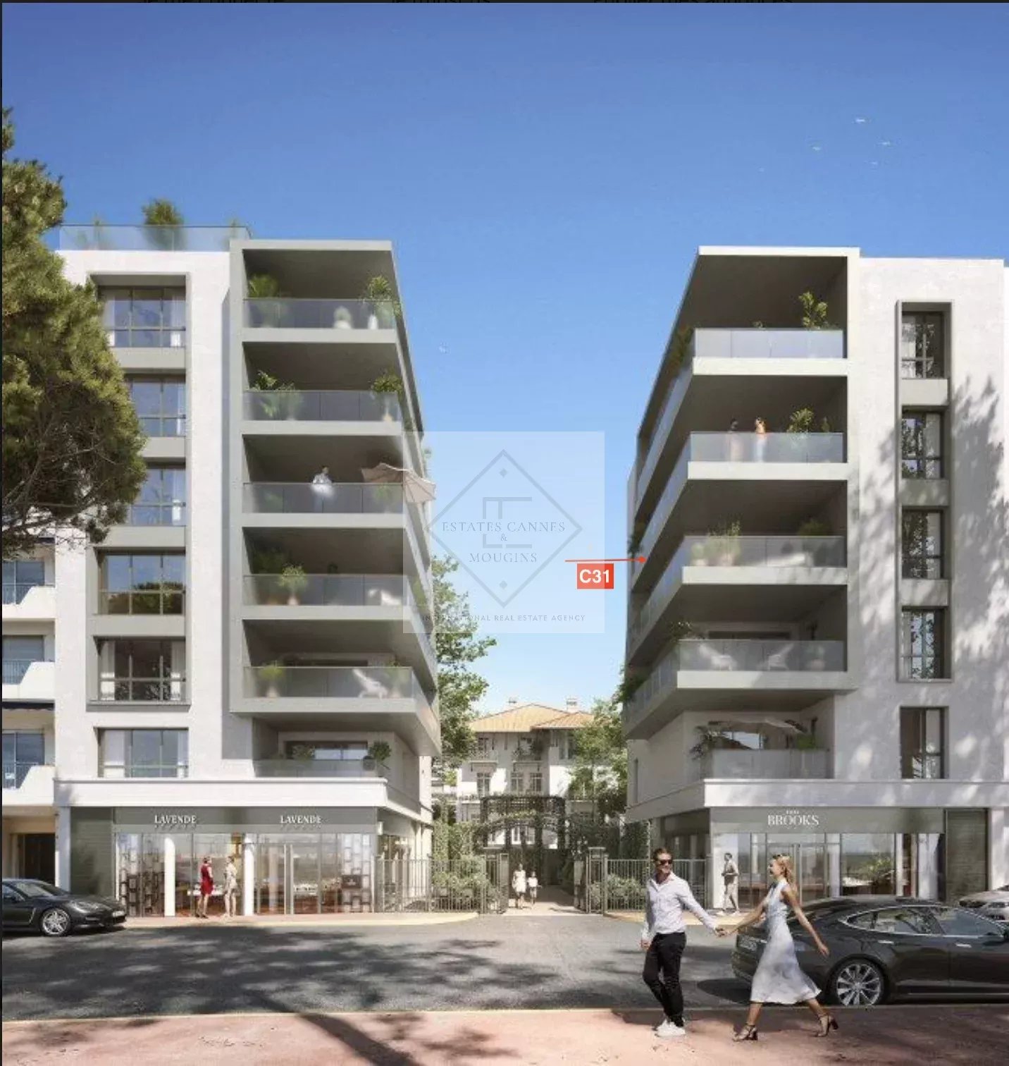 Juan-les-Pins – appartement neuf en première ligne face à la mer