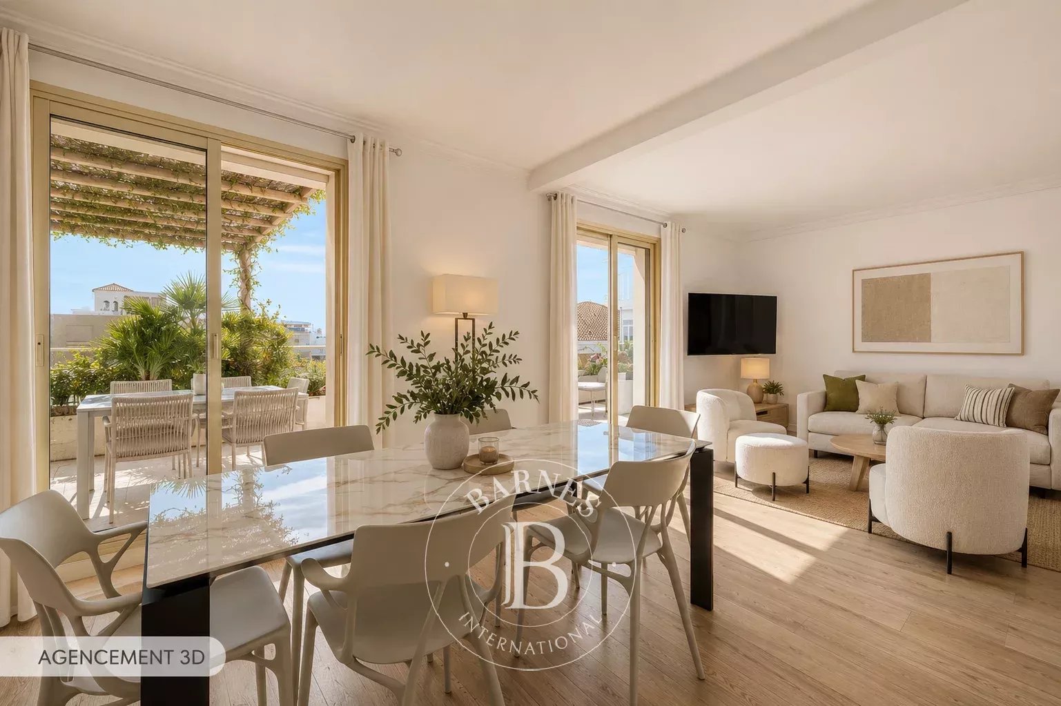 EXCLUSIVITÉ CANNES BASSE CALIFORNIE -  PENTHOUSE - TERRASSE - VUE MER - 3 PIECES
