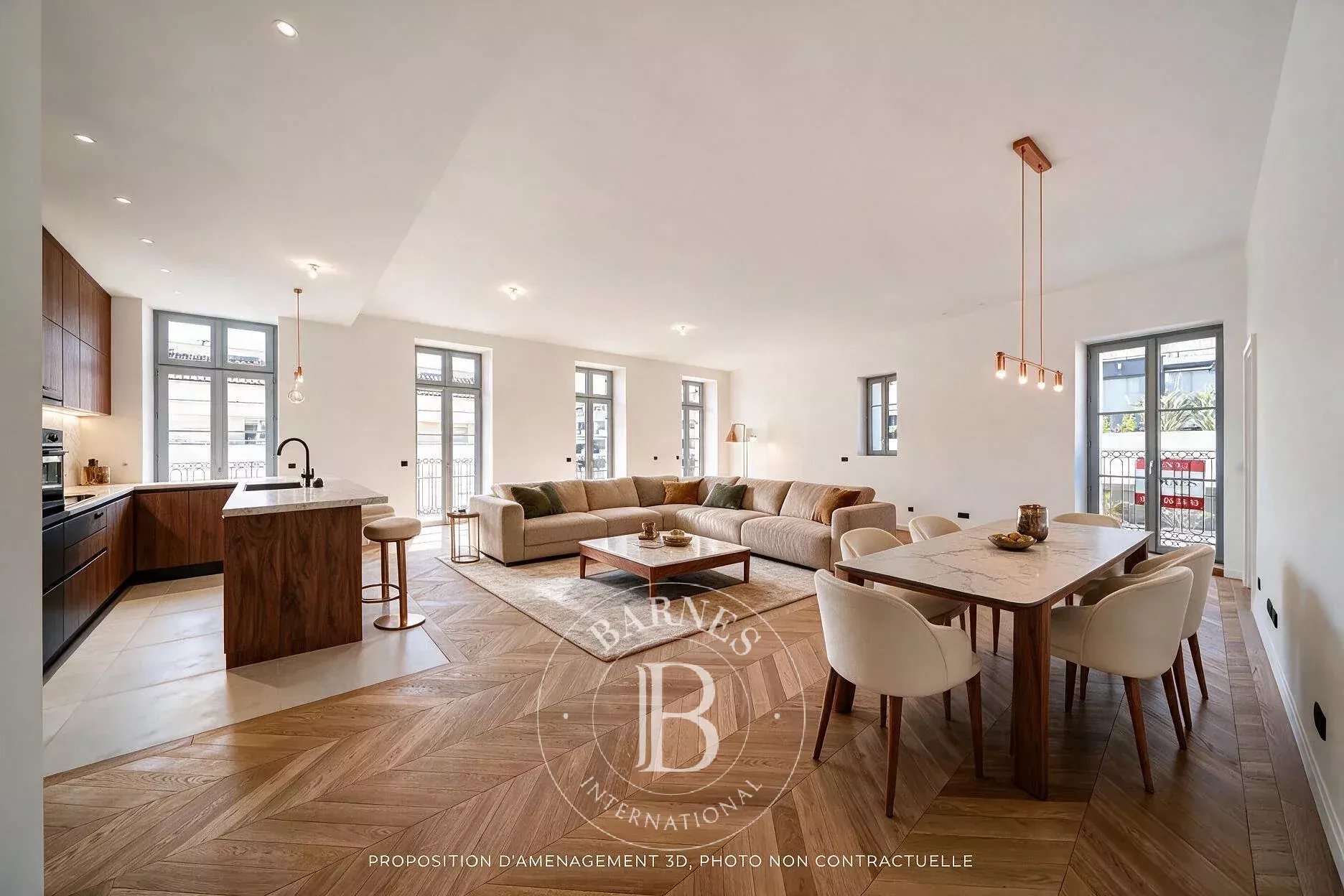 EXCLUSIVITÉ - CANNES – ARRIÈRE CROISETTE – 4 PIÈCES - BALCON - APERÇU MER