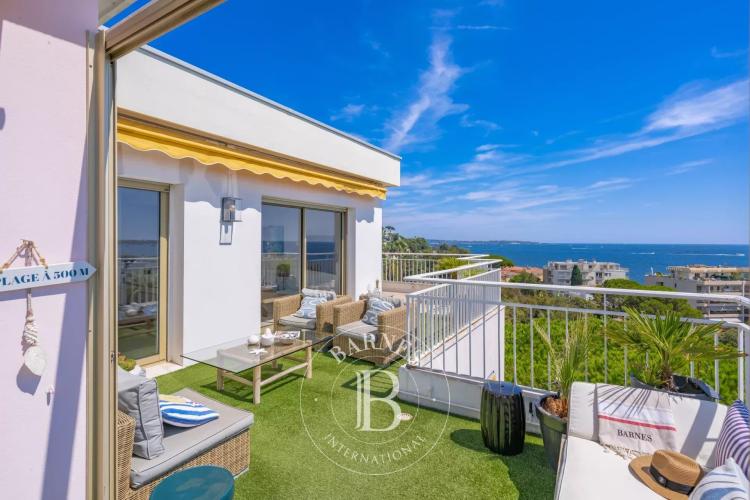 CANNES BASSE CALIFORNIE - PENTHOUSE - 4 PIÈCES - VUE MER PANORAMIQUE - TERRASSE