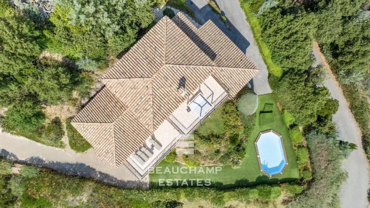 Villa provençale 3 chambres avec vue mer panoramique - Fréjus