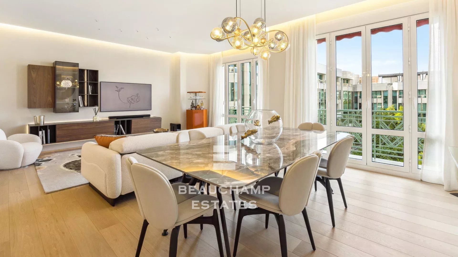 Appartement 3 chambres avec vue mer - Cannes Croisette