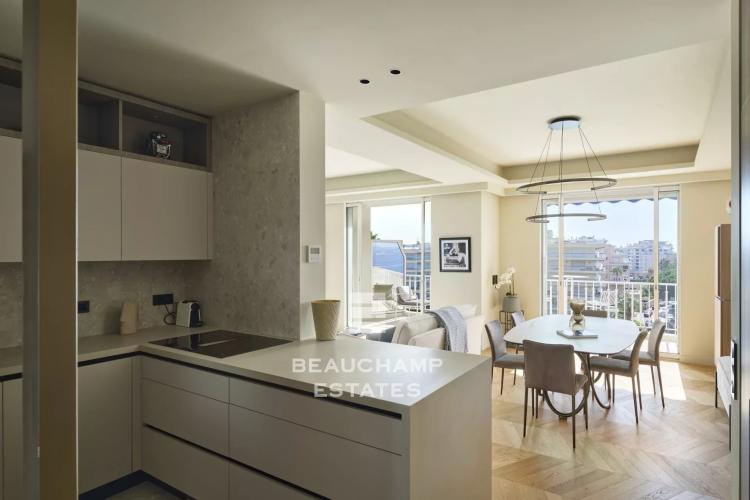 Appartement 3 chambres avec vue mer – Cannes Croisette