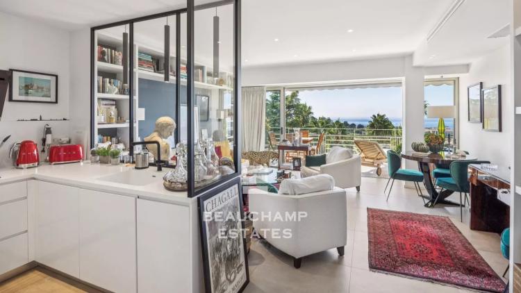 Appartement 3 pièces avec vue mer panoramique
