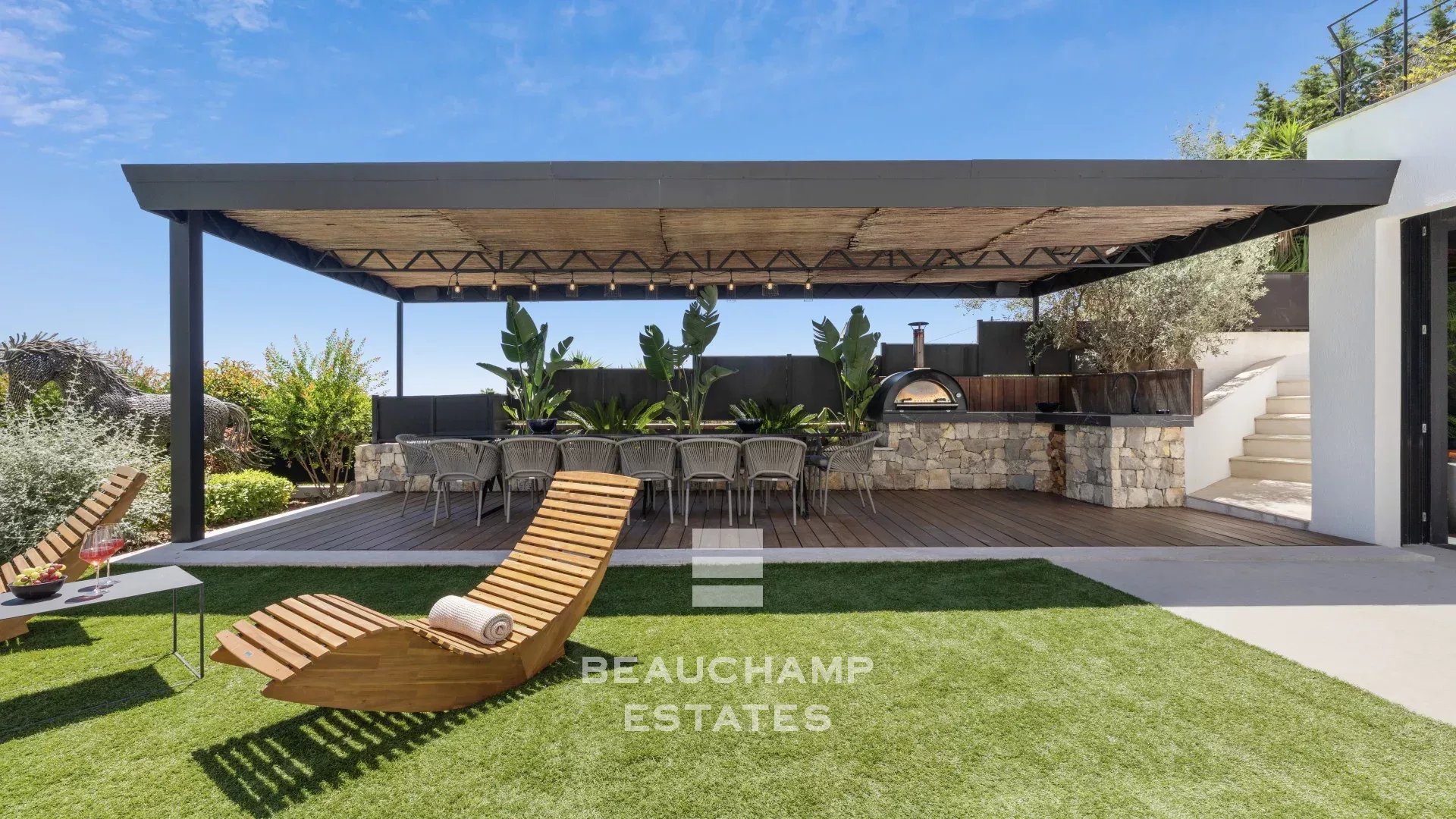 Villa contemporaine 7 chambres avec piscine – Mougins