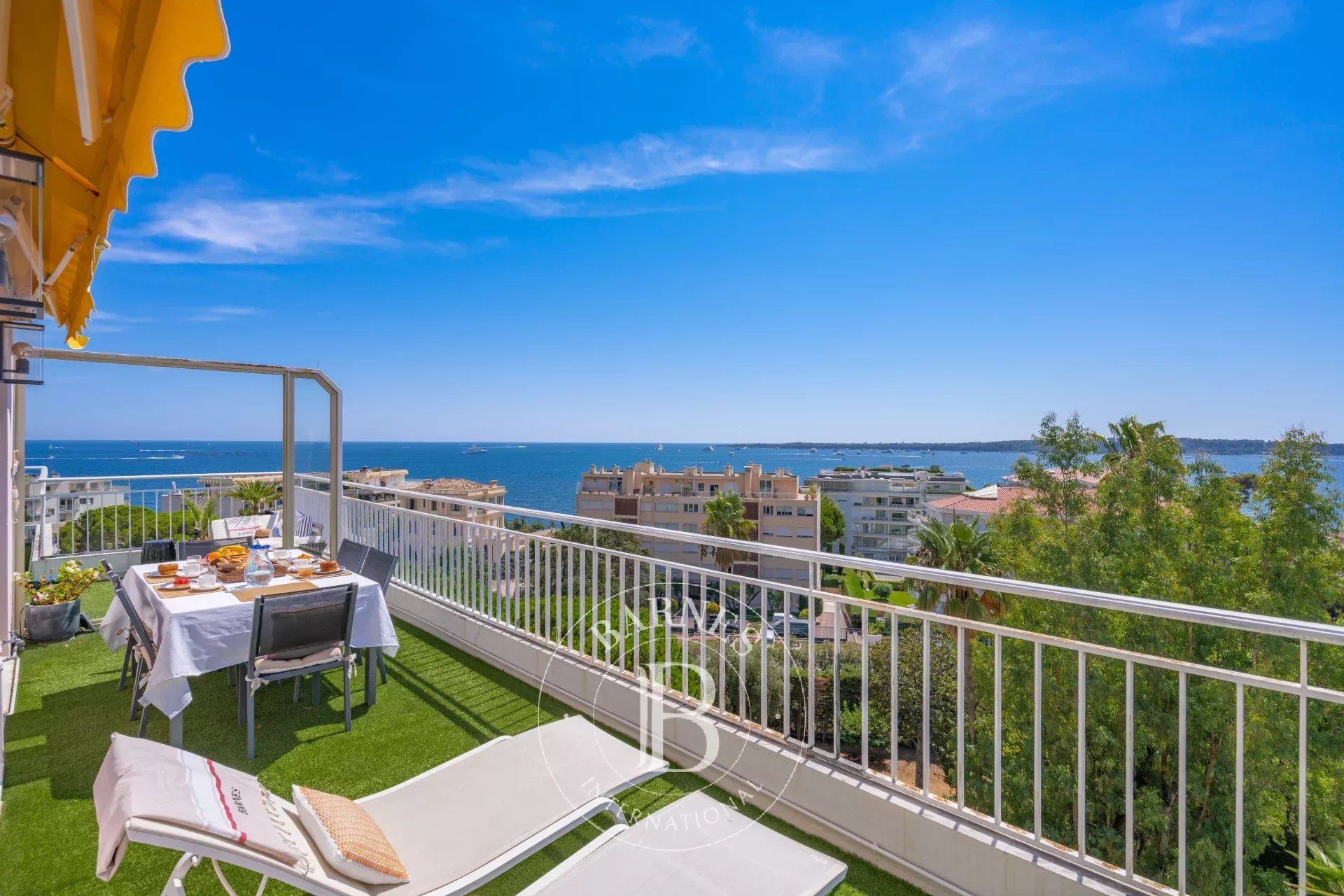 CANNES BASSE CALIFORNIE - PENTHOUSE - 4 PIÈCES - VUE MER PANORAMIQUE - TERRASSE