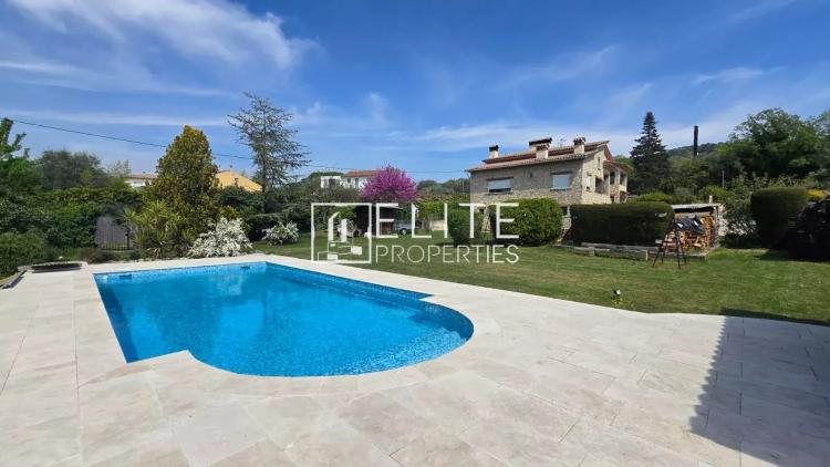 MAISON EN PIERRE 265m² + PISCINE - 2 APPARTEMENTS + STUDIO – MOUANS-SARTOUX