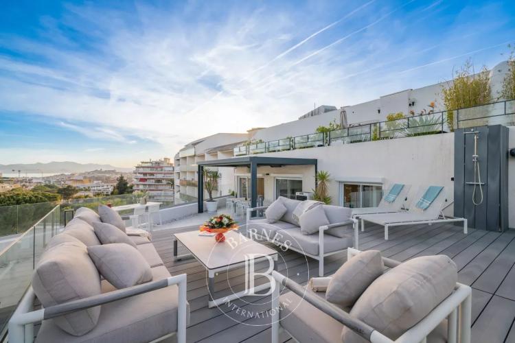 CANNES MONTFLEURY - 6 PIÈCES - VUE MER PANORAMIQUE - GRANDE TERRASSE