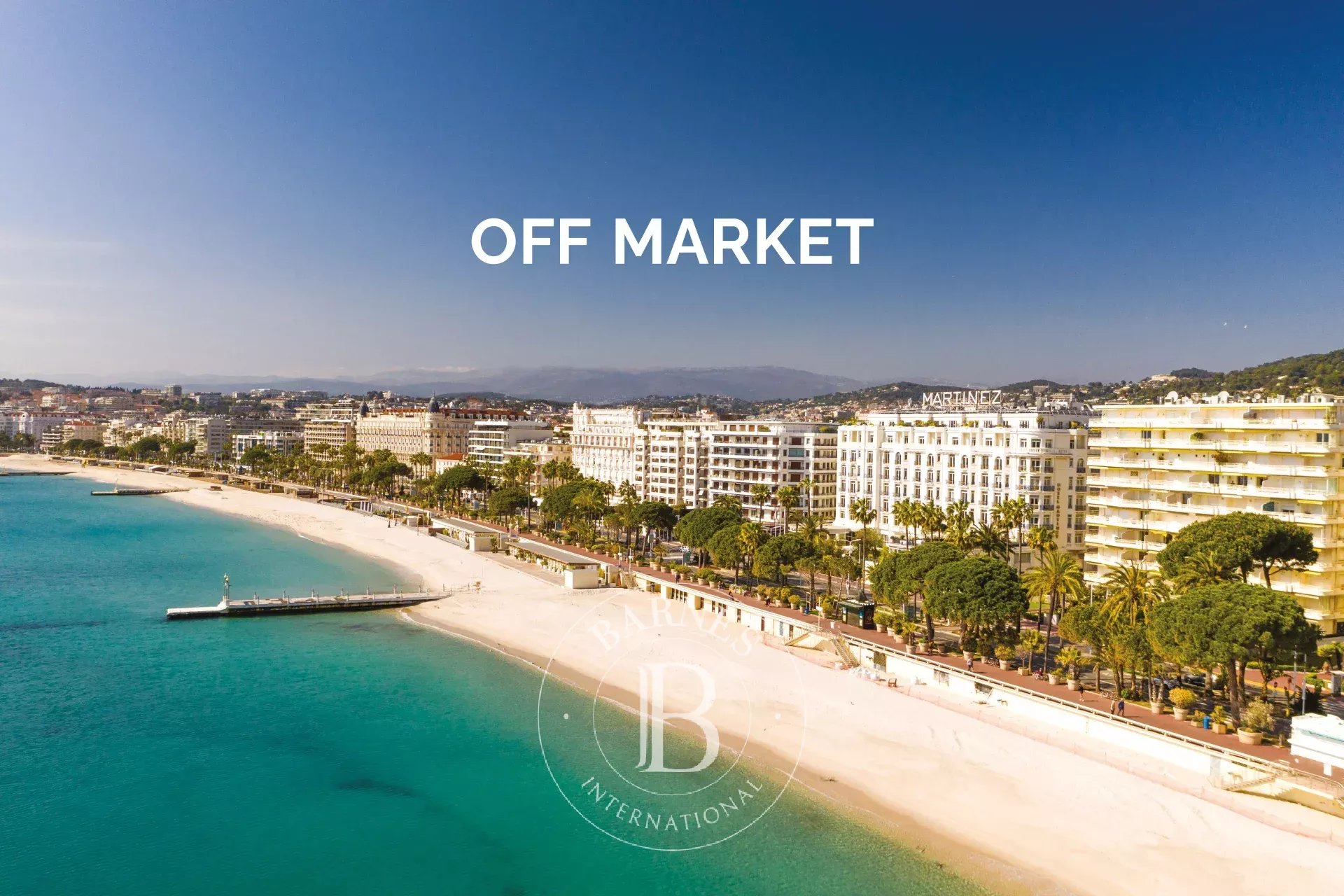 OFF MARKET CANNES CROISETTE – APPARTEMENT 3 PIÈCES – TERRASSE – VUE MER PANORAMIQUE