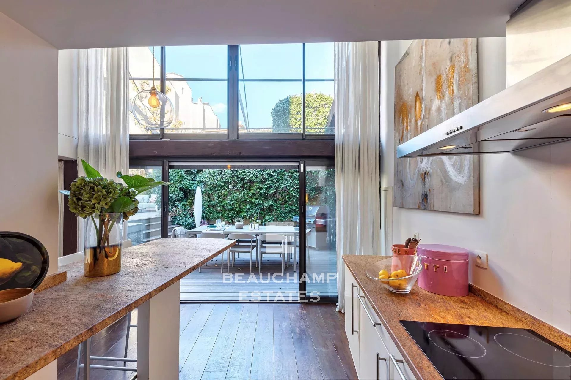 Duplex 4 chambres avec jardin - Cannes Centre
