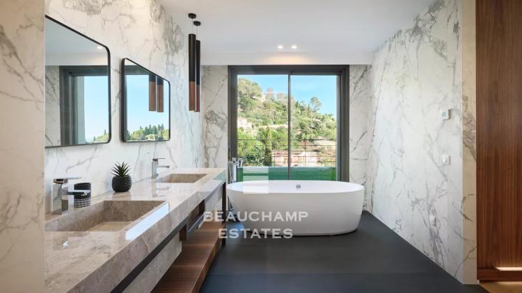 villa contemporaine 5 chambres avec vue mer panoramique - Cannes