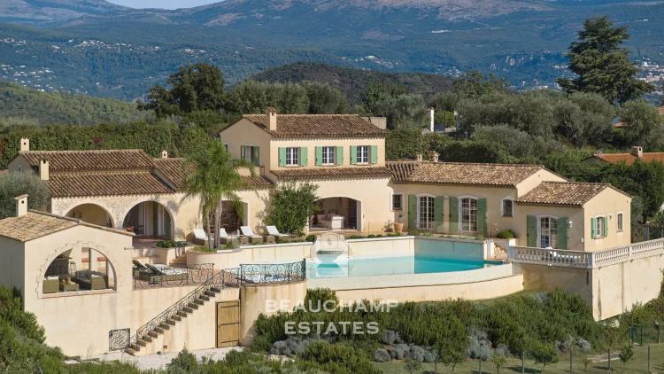 Villa provençale avec vue panoramique sur les collines - Pégomas