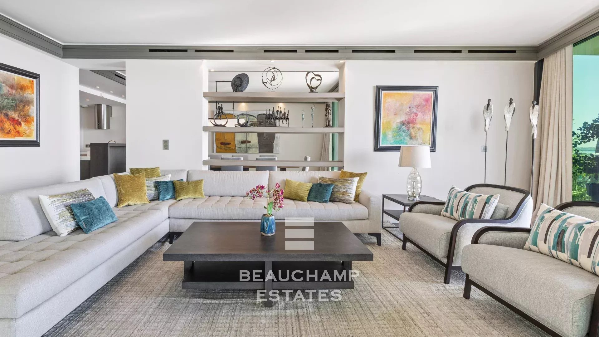 Co-exclusivité - Villa 6 chambres en front de mer - Cannes Palm Beach