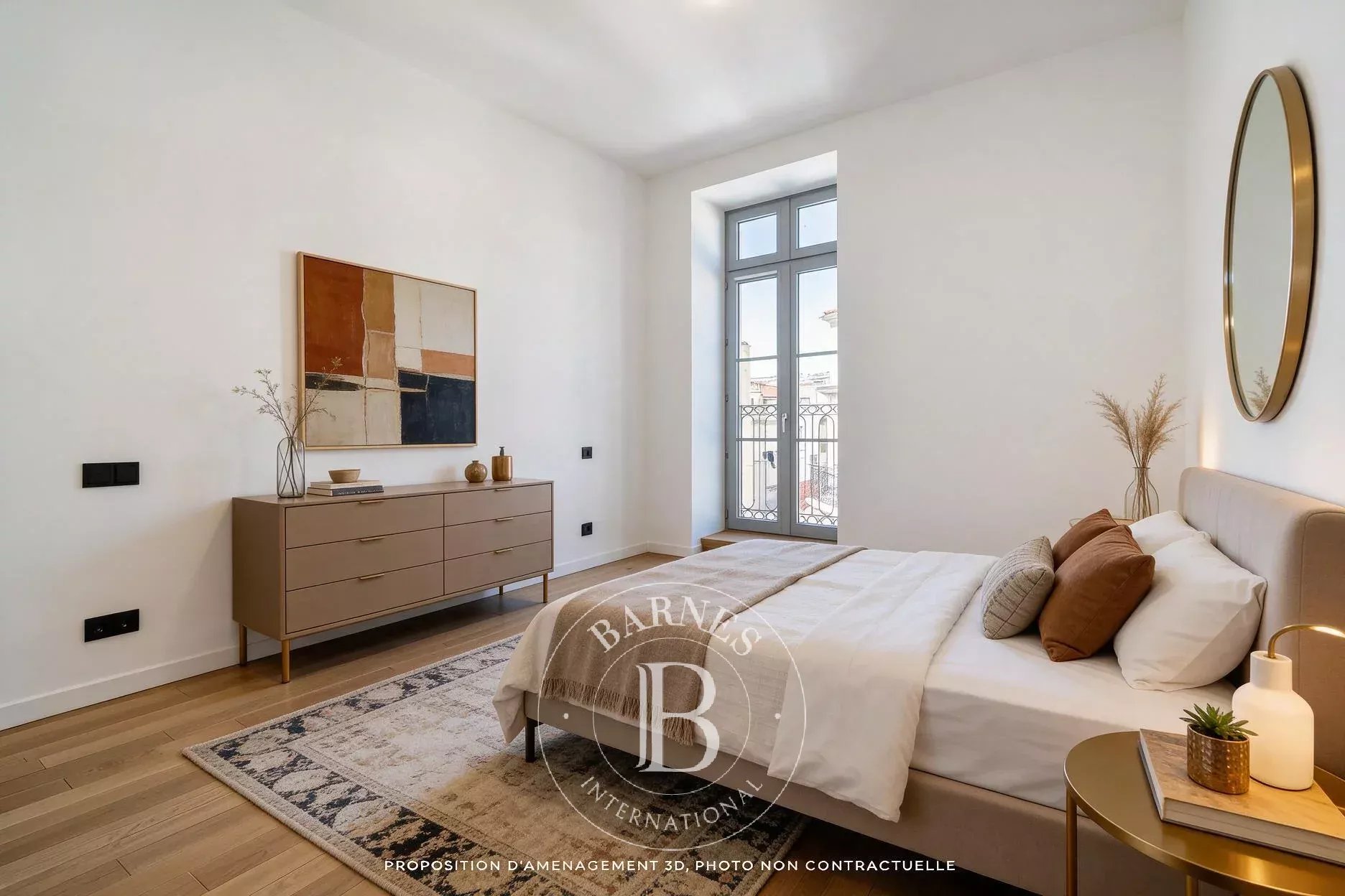 EXCLUSIVITÉ - CANNES – ARRIÈRE CROISETTE – 4 PIÈCES - BALCON - APERÇU MER