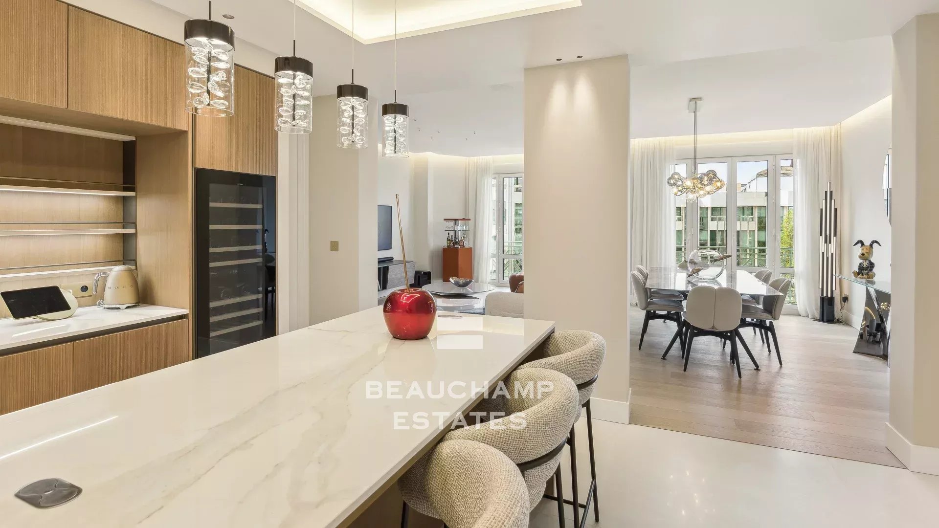 Appartement 3 chambres avec vue mer - Cannes Croisette