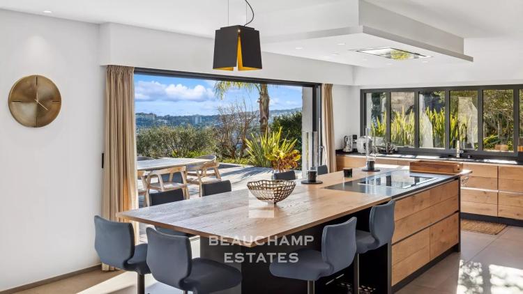 Villa contemporaine 3 chambres avec vue mer panoramique - Mougins