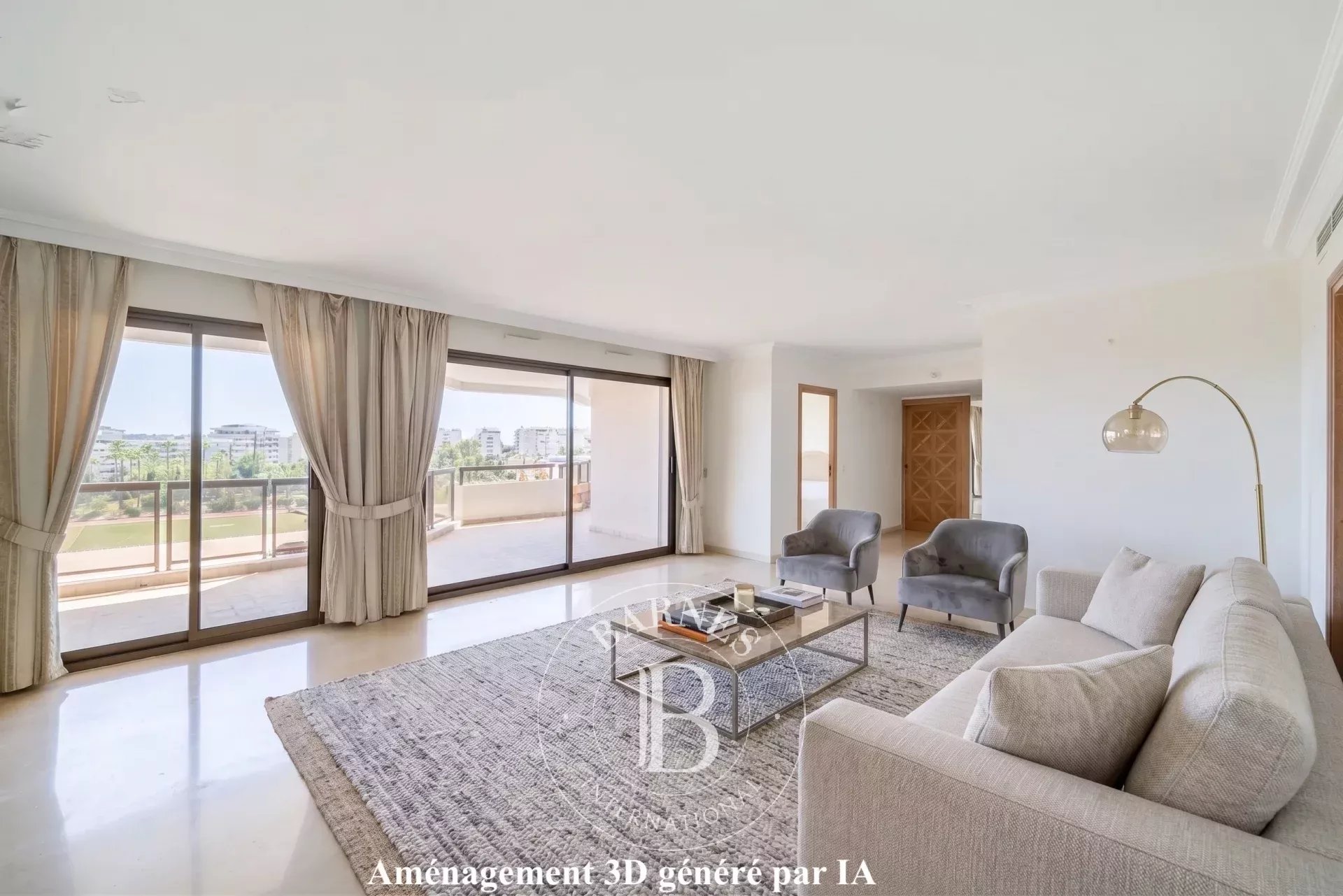 CANNES PALM BEACH – APPARTEMENT 3 PIÈCES – APERÇU MER - GARAGE