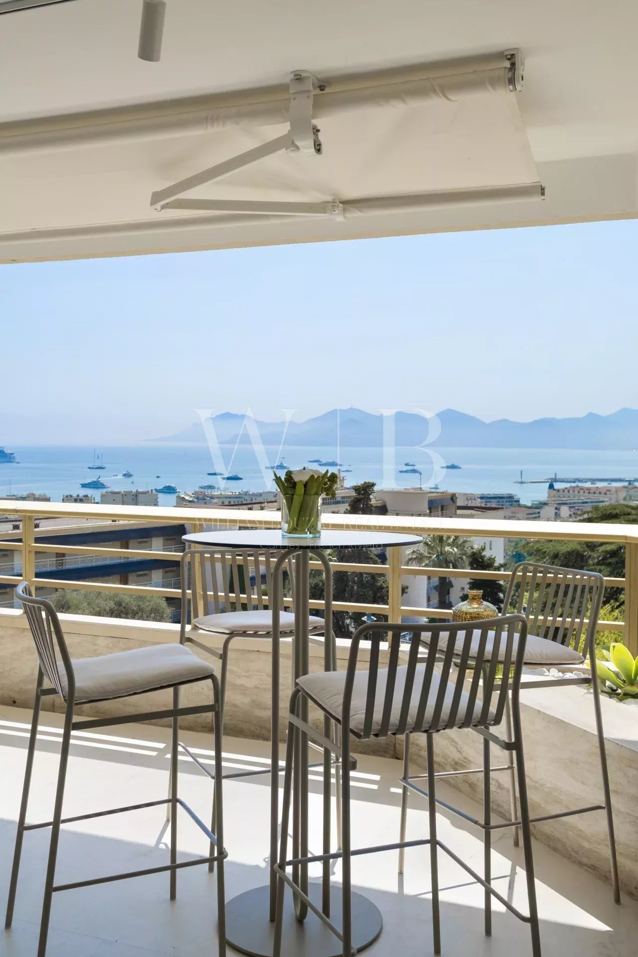 Cannes, la Californie -  Spendide 4 P + 2  P d'invités - Vue mer panoramique - Prestigieuse résidence avec piscine