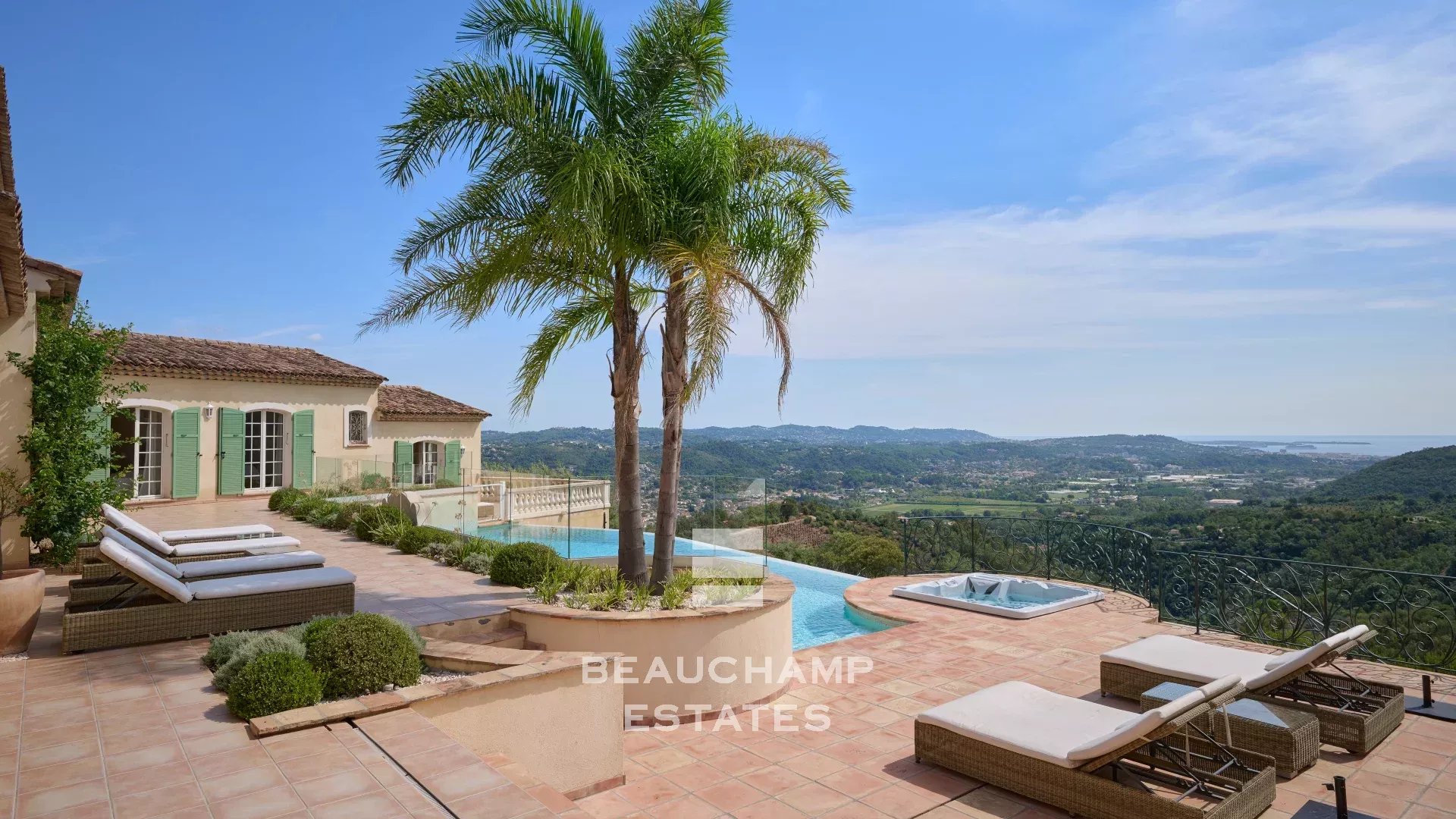 Villa provençale avec vue panoramique sur les collines - Pégomas