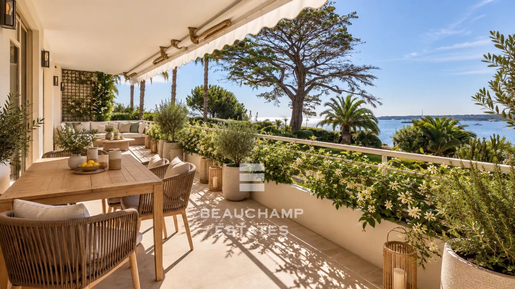 Appartement 3 chambres avec vue mer - Cannes  Palm Beach