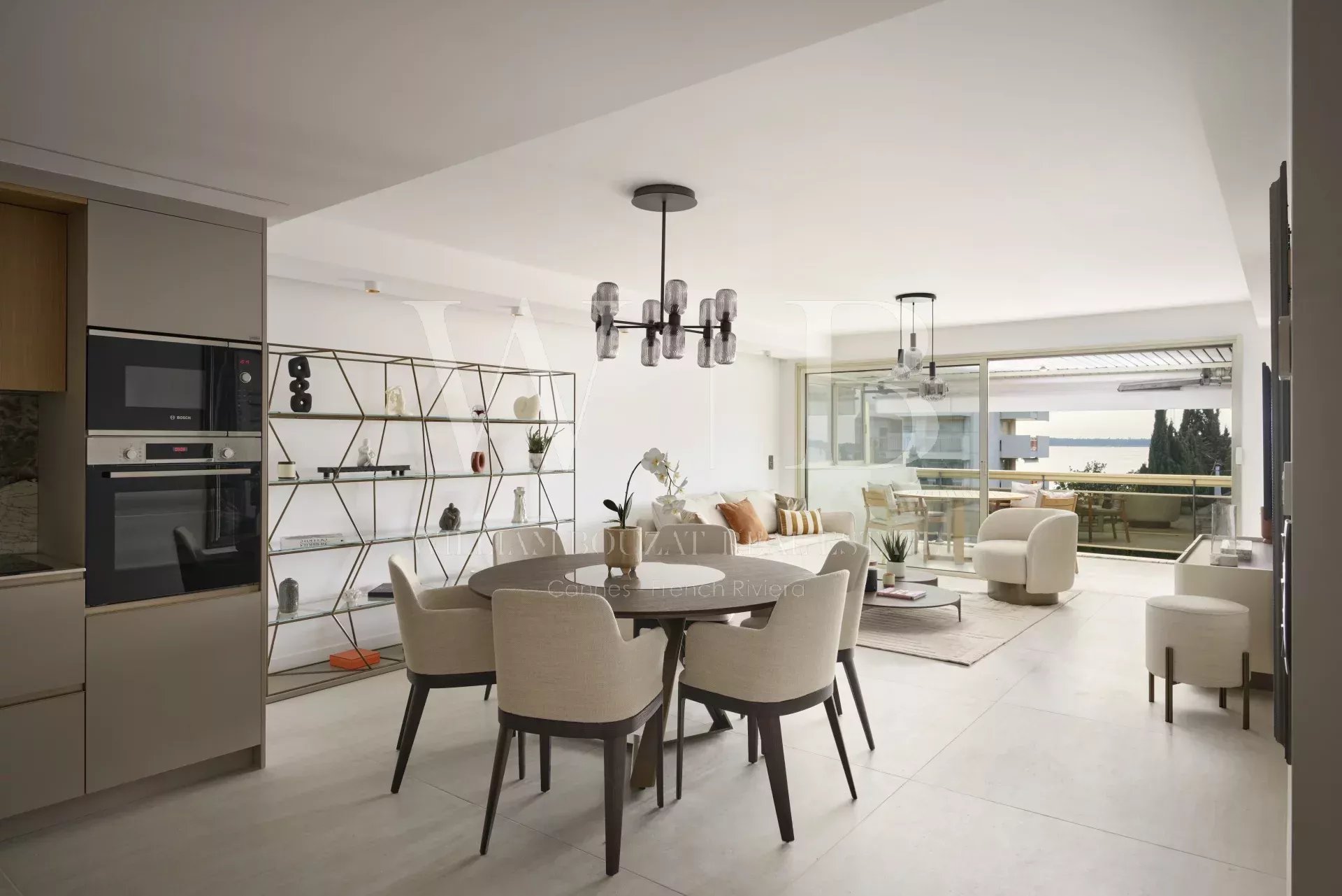 Cannes, Palm Beach -- 4 Pièces contemporain - Piscine - Vue mer et îles