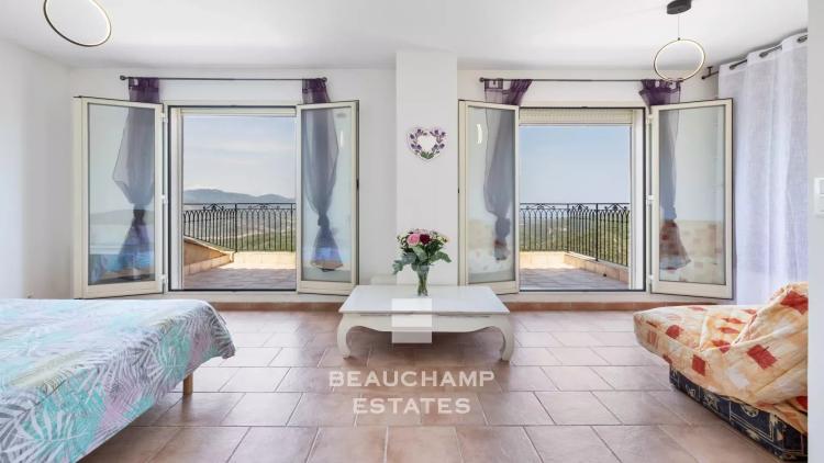 Villa provençale 3 chambres avec vue mer panoramique - Fréjus