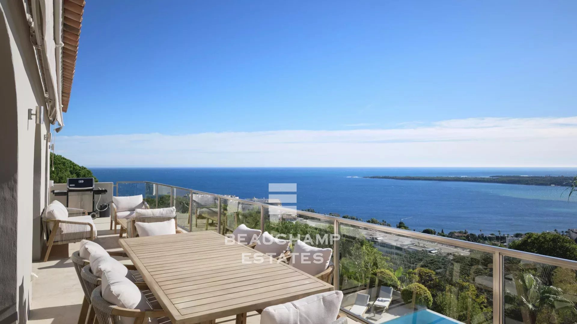 Villa contemporaine avec vue mer panoramique - Cannes