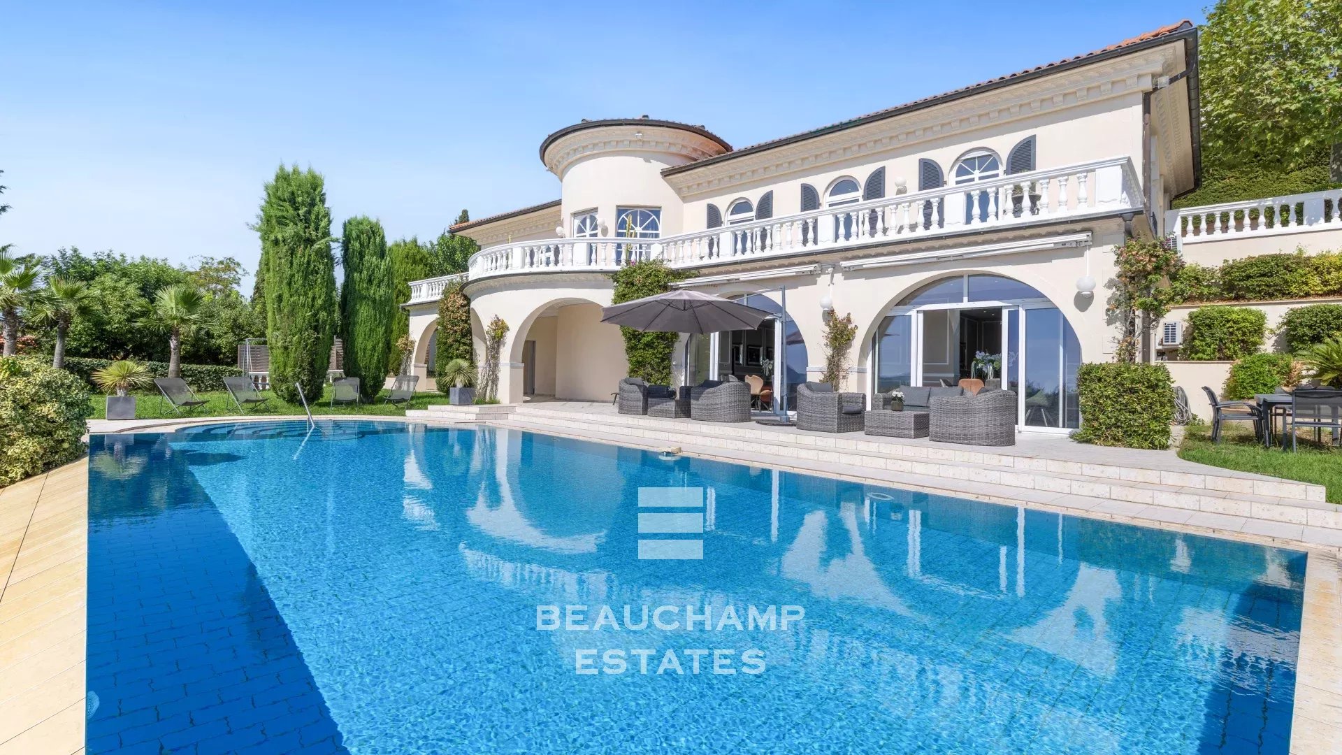 Villa art déco  5 chambres avec vue mer panoramique - Mandelieu-La Napoule