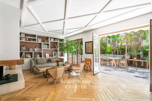 Appartement en rez-de-jardin avec piscine privative - Cannes Palm Beach