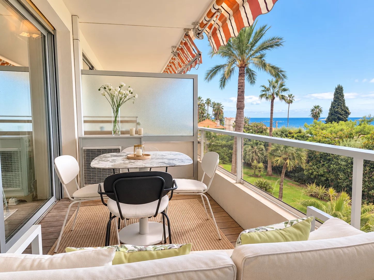 Cannes Basse Californie – Appartement 3 pièces - Terrasse - Vue mer - Parking